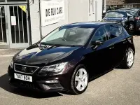 Used Seat Leon FR 125 HP (91 kW) 2017 Mauve/purple Hatchback