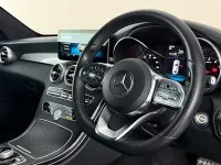 Used Mercedes C200 AMG line 184 HP (135 kW) 2019 Silver Coupe