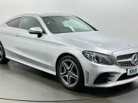 Used Mercedes C300 AMG Line Premium 258 HP (189 kW) 2019 Silver Coupe