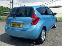 Used Nissan Note Acenta 80 HP (58 kW) 2017 Blue Hatchback