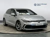 Used VW Golf VII R-line 150 HP (110 kW) 2020 Silver Hatchback