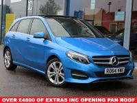 Used Mercedes B180 Premium Plus 122 HP (89 kW) 2015 Blue Hatchback