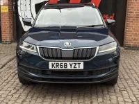 Used Skoda Karoq 150 HP (110 kW) 2018 Blue SUV