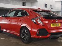 Begagnad Honda Civic SR 126 HK (92 kW) 2019 Röd Halvkombi