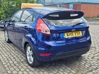 Used Ford Fiesta Zetec 2016 Blue Hatchback