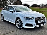 Used Audi A3 S-Line 184 HP (135 kW) 2019 White Sedan