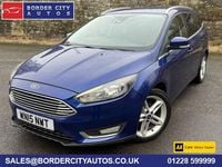 Used Ford Focus Titanium 120 HP (88 kW) 2015 Blue Estate