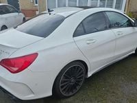 Used Mercedes CLA45 AMG Exclusive 381 HP (280 kW) 2016 White Coupe