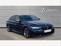 Used BMW M550 Shadowline 530 HP (389 kW) 2022 Blue Sedan