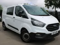 Used Ford Transit Custom 130 HP (95 kW) 2021 White Van