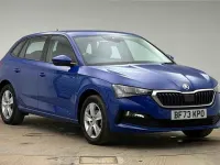 Used Skoda Scala SE 95 HP (69 kW) 2023 Blue Hatchback