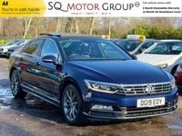 Used VW Passat R-line 150 HP (110 kW) 2019 Blue Sedan