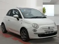Used Fiat 500 Lounge 69 HP (50 kW) 2008 White Hatchback