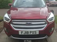 Used Ford Kuga Titanium 120 HP (88 kW) 2018 Red SUV