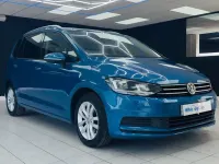 Used VW Touran SE 115 HP (84 kW) 2017 Blue MPV