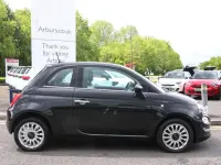 Used Fiat 500 Lounge 69 HP (50 kW) 2017 Black Hatchback