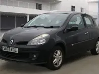Used Renault Clio Dynamique 98 HP (72 kW) 2007 Black Hatchback