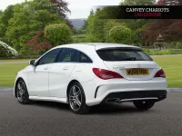 Used Mercedes CLA200 Shooting Brake AMG line 156 HP (114 kW) 2018 White Estate
