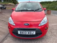 Used Ford Ka Zetec 69 HP (50 kW) 2013 Red Hatchback