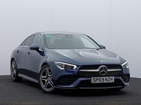 Used Mercedes CLA180 AMG line 136 HP (100 kW) 2019 Blue Sedan