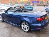 Used Audi A3 Cabriolet S-Line 150 HP (110 kW) 2014 Blue Cabriolet