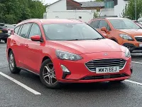 Used Ford Focus Zetec 125 HP (91 kW) 2022 Red Estate