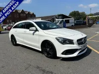 Used Mercedes CLA180 AMG line 2018 White Coupe