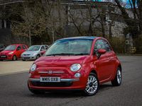 Used Fiat 500 Lounge 69 HP (50 kW) 2015 Red Hatchback