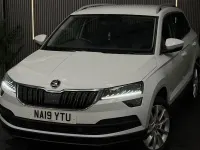 Used Skoda Karoq SE L 150 HP (110 kW) 2019 White SUV