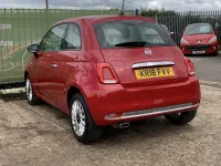 Used Fiat 500 Lounge 69 HP (50 kW) 2018 Red Hatchback