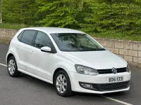 Begagnad VW Polo Match 2011 Vit Halvkombi
