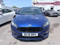 Used Ford Focus ST-Line 140 HP (102 kW) 2018 Blue Hatchback