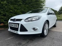 Used Ford Focus Zetec 2014 White Hatchback