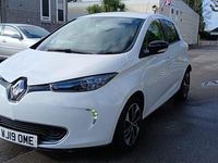 Begagnad Renault Zoe Dynamique 80 kW (109 HK) 2019 Vit Halvkombi
