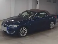 Used BMW 220 Luxury Line 184 HP (135 kW) 2016 Blue Cabriolet