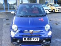 Used Abarth 595C Turismo 165 HP (121 kW) 2016 Blue Cabriolet