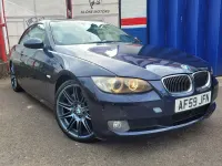 Used BMW 330 Advantage 2009 Blue Cabriolet
