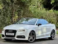 Used Audi A3 Cabriolet S-Line 150 HP (110 kW) 2014 White Cabriolet