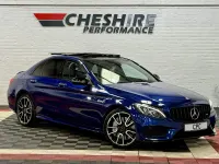 Used Mercedes C43 AMG AMG 362 HP (266 kW) 2017 Blue Sedan