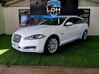Used Jaguar XF Premium Luxury 2013 White Estate