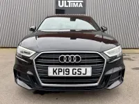 Used Audi A3 S-Line 116 HP (85 kW) 2019 Black Sedan