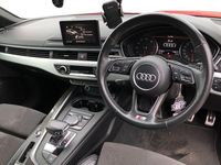 Used Audi A4 S-Line 150 HP (110 kW) 2017 Red Sedan