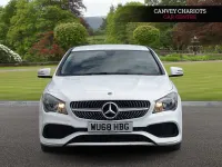 Used Mercedes CLA200 AMG line 154 HP (113 kW) 2018 White Coupe
