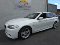 Used BMW 520 M Sport 190 HP (139 kW) 2015 White Estate