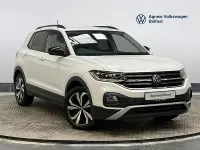 Used VW T-Cross Black Edition 110 HP (80 kW) 2023 White SUV