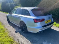 Used Audi A6 Black Edition 190 HP (139 kW) 2015 Silver Estate