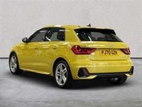 Used Audi A1 S-Line 95 HP (69 kW) 2021 Yellow Hatchback