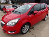 Used Vauxhall Meriva 100 HP (73 kW) 2015 Red MPV