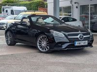 Used Mercedes SLC200 AMG line 2017 Black Cabriolet