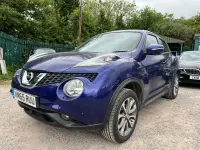 Used Nissan Juke Tekna 117 HP (86 kW) 2015 Blue SUV